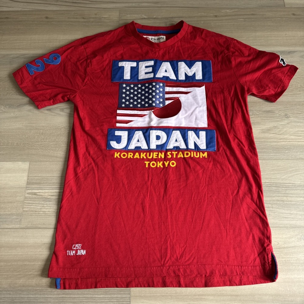 IRO-OCHI Men's Team Japan Korakuen Stadium Tokyo T‎ Shirt Sz Large Embroidered
